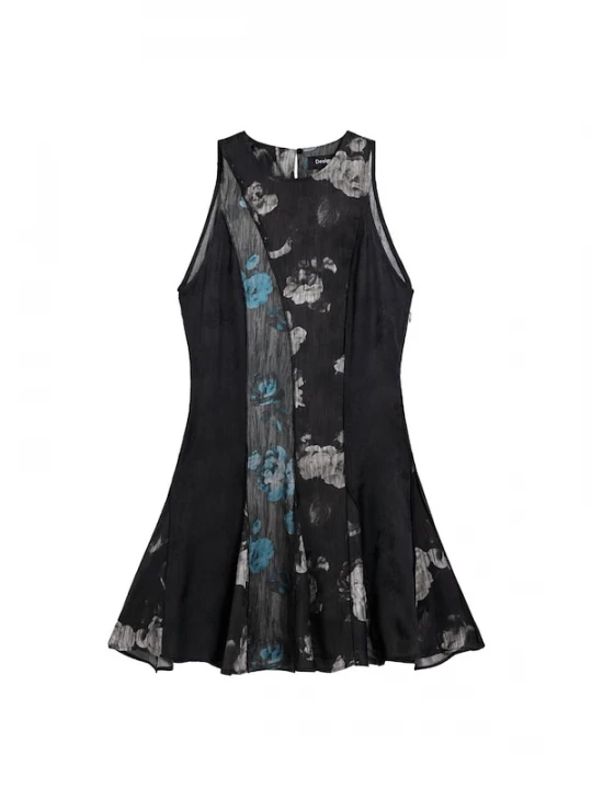 Foto van product Desigual Jurk blauw / grijs / zwart