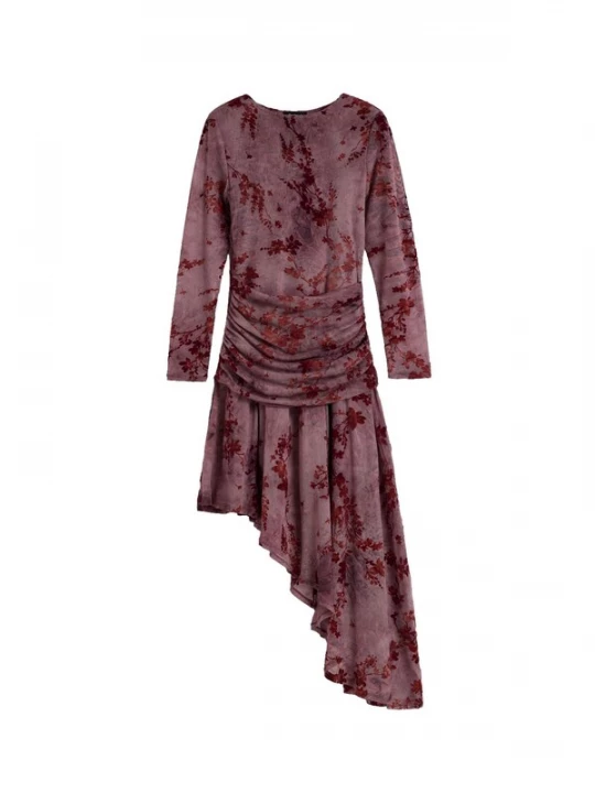 Foto van product Desigual Jurk bourgogne / robijnrood