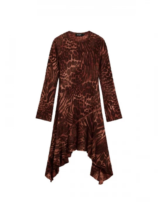 Foto van product Desigual Jurk bruin / donkerbruin