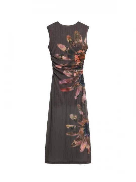 Foto van product Desigual Jurk bruin / rosa