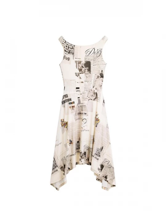 Foto van product Desigual Jurk bruin / wit