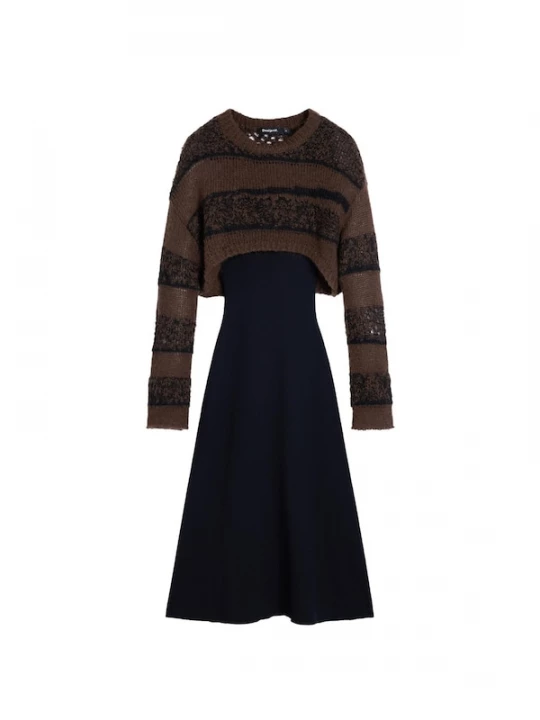 Foto van product Desigual Jurk bruin / zwart