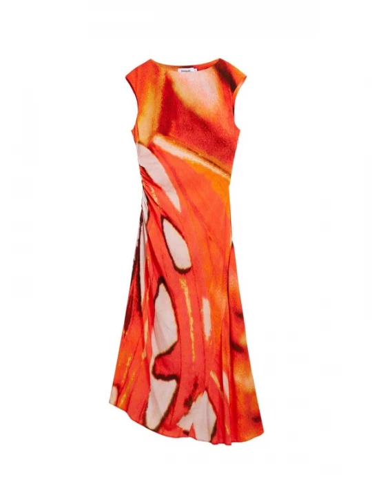Foto van product Desigual Jurk crème / oranje