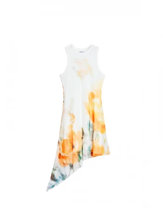 Foto van product Desigual Jurk donkergroen / oranje / wit