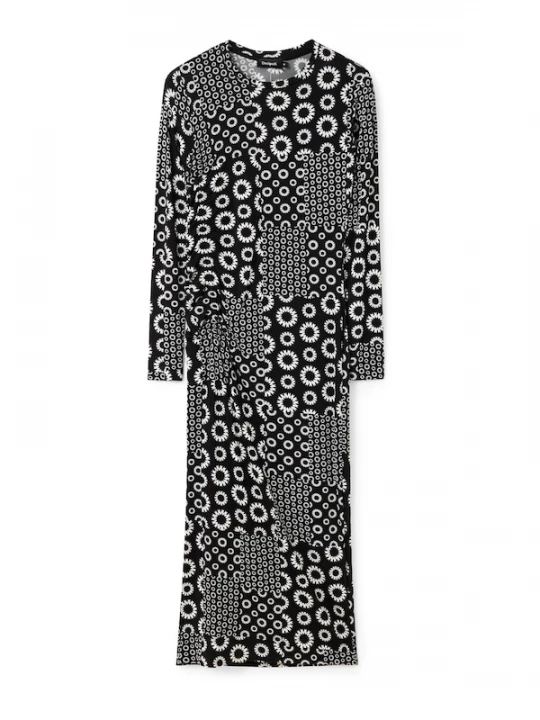Foto van product Desigual Jurk 'FLORIDA' zwart / wit