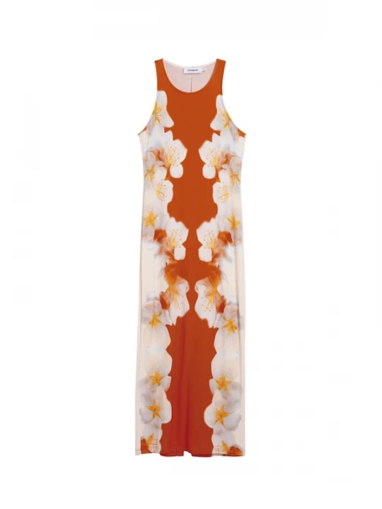 Foto van product Desigual Jurk geel / oranje / wit