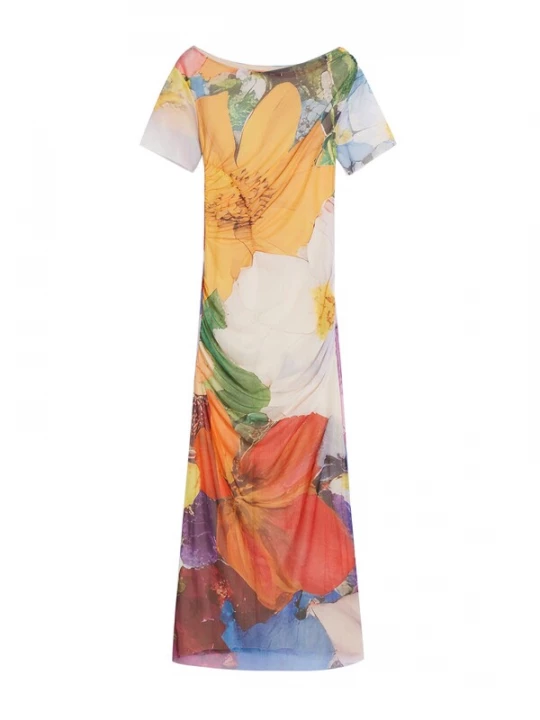 Foto van product Desigual Jurk gemengde kleuren