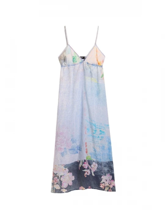 Foto van product Desigual Jurk gemengde kleuren