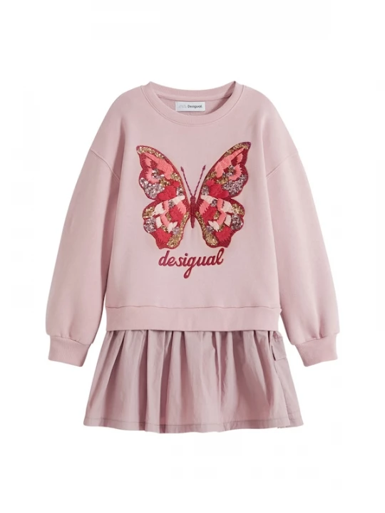 Foto van product Desigual Jurk gemengde kleuren / pink