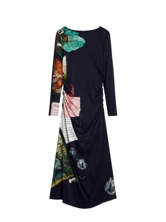 Foto van product Desigual Jurk gemengde kleuren / zwart