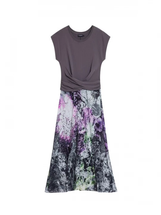 Foto van product Desigual Jurk gemengde kleuren / zwart