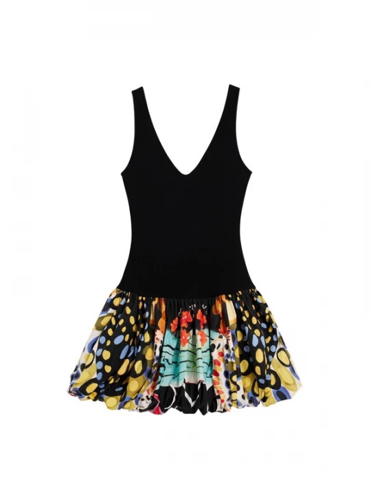 Foto van product Desigual Jurk gemengde kleuren / zwart
