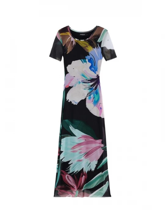 Foto van product Desigual Jurk gemengde kleuren / zwart