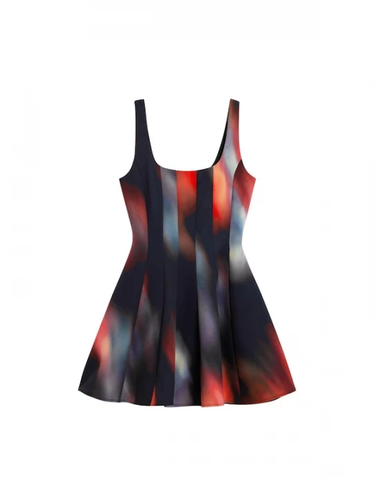 Foto van product Desigual Jurk grijs / rood / zwart