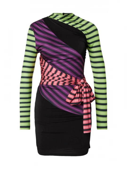 Foto van product Desigual Jurk groen / lila / pink / zwart