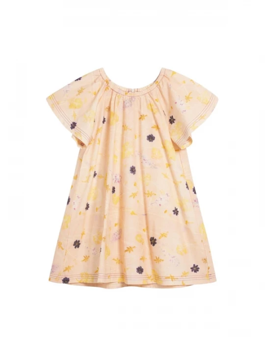 Foto van product Desigual Jurk indigo / geel / pink / poederroze