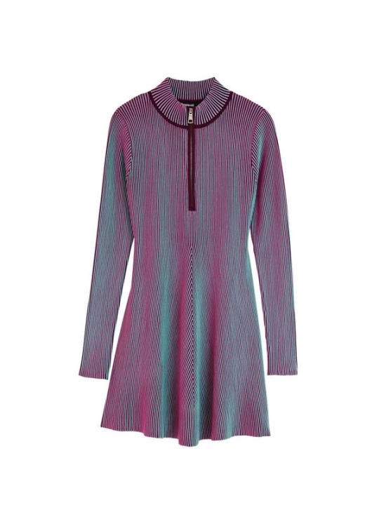 Foto van product Desigual Jurk 'Iridescent' turquoise / rood