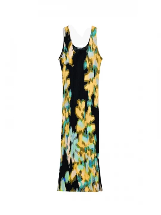 Foto van product Desigual Jurk 'Lacroix' geel / gemengde kleuren