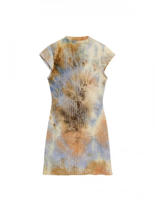 Foto van product Desigual Jurk lichtblauw / bruin