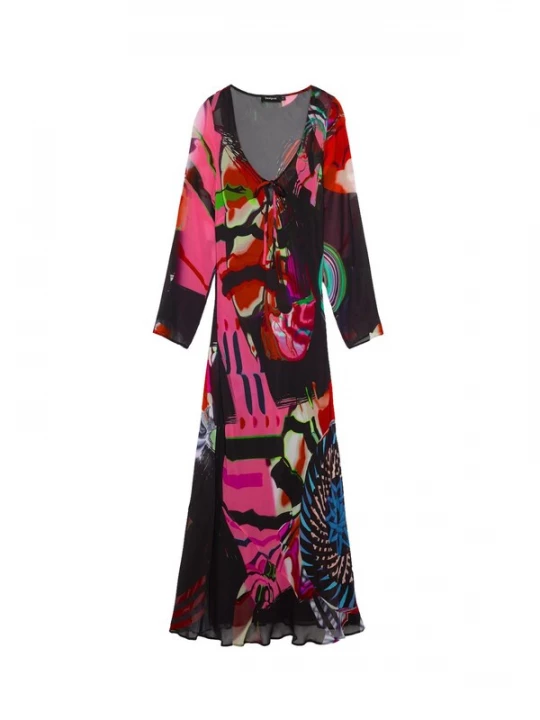 Foto van product Desigual Jurk 'M. C. Lacroix' gemengde kleuren / zwart