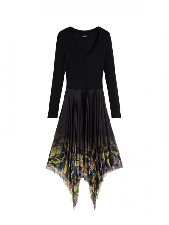 Foto van product Desigual Jurk 'M. C. Lacroix' gemengde kleuren / zwart