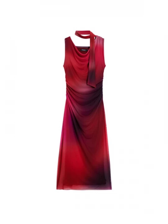 Foto van product Desigual Jurk rood / zwart