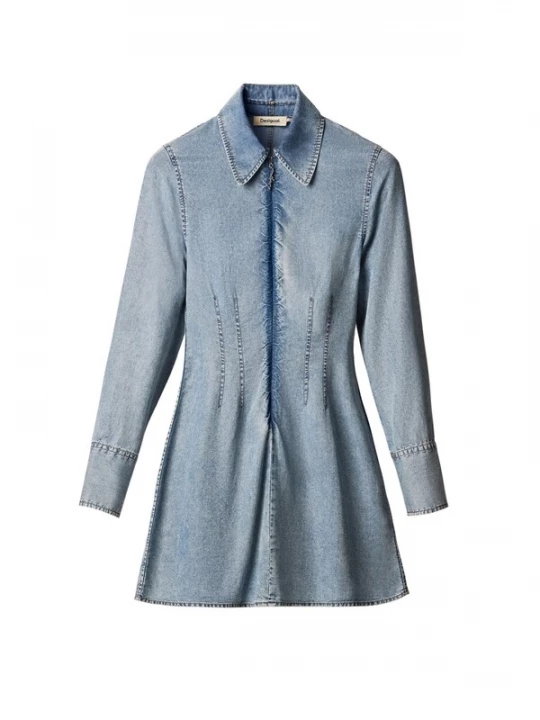 Foto van product Desigual Jurk 'VEST_LONAN' blauw denim