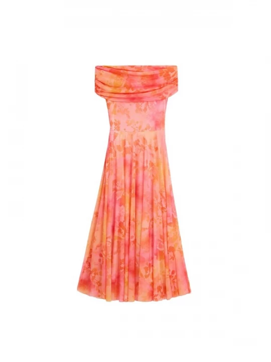Foto van product Desigual Jurk zalm roze / rosé / vuurrood