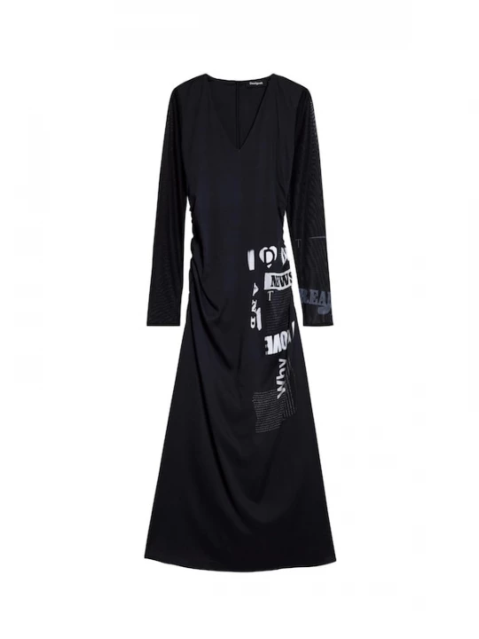 Foto van product Desigual Jurk zwart / wit
