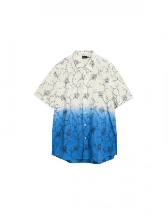 Foto van product Desigual Overhemd blauw / zwart / wit