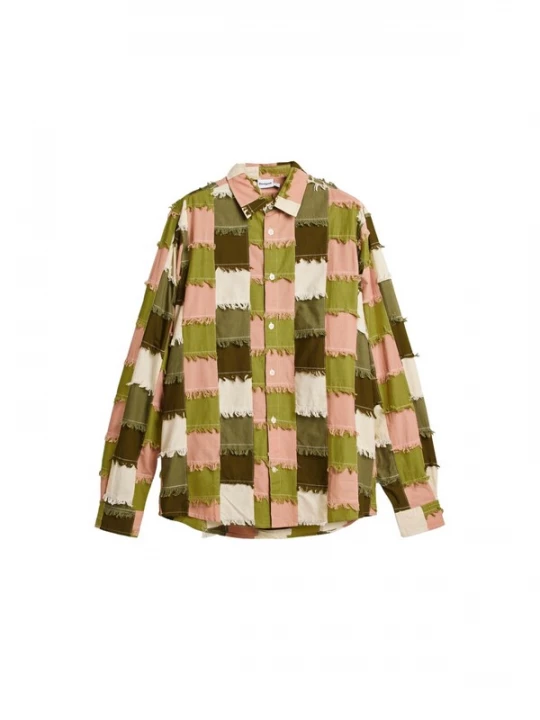 Foto van product Desigual Overhemd crème / groen / olijfgroen / rosé