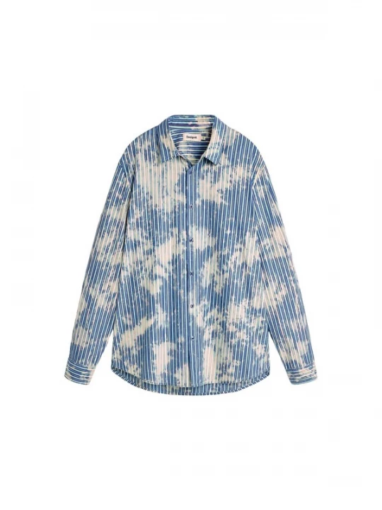 Foto van product Desigual Overhemd lichtblauw / wit