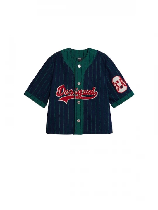 Foto van product Desigual Overhemd navy / smaragd / rood