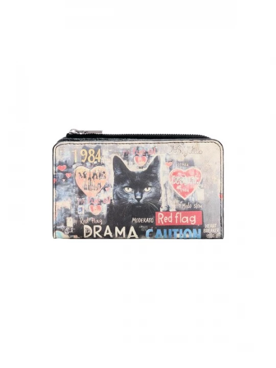 Foto van product Desigual Portemonnee beige / lichtblauw / rood / zwart