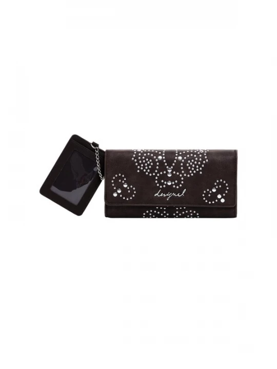 Foto van product Desigual Portemonnee donkerbruin / zilver