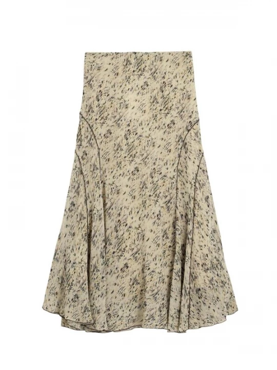 Foto van product Desigual Rok 'FAL_RISHIT 26SWFW18' lichtbeige