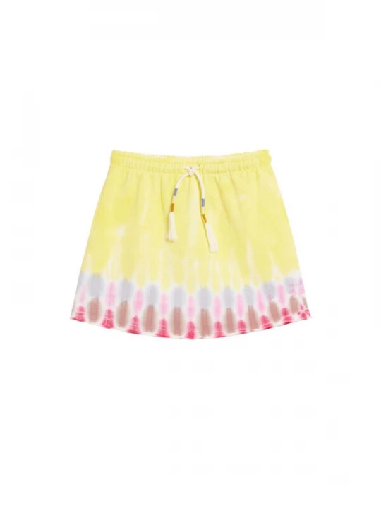 Foto van product Desigual Rok lichtgeel / gemengde kleuren