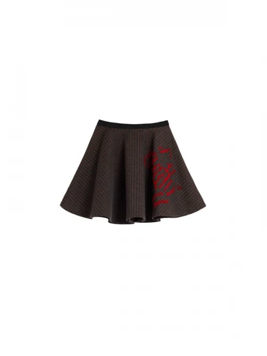 Foto van product Desigual Rok rood / zwart gemêleerd