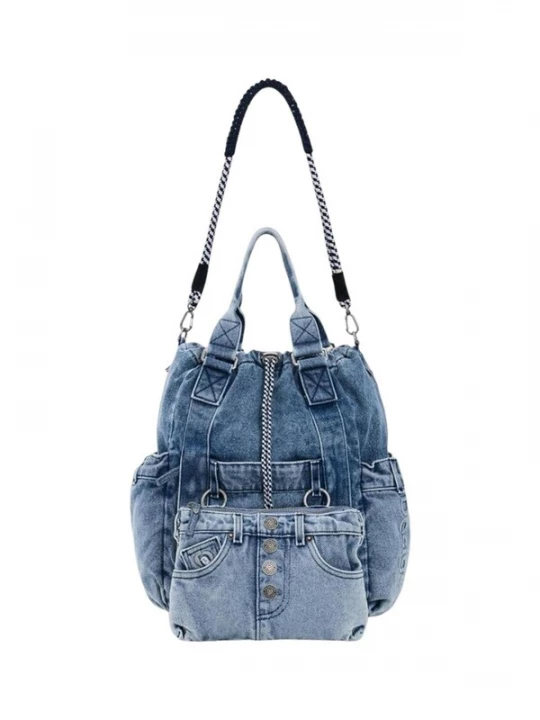 Foto van product Desigual Rugzak 'GLOBE' blauw denim