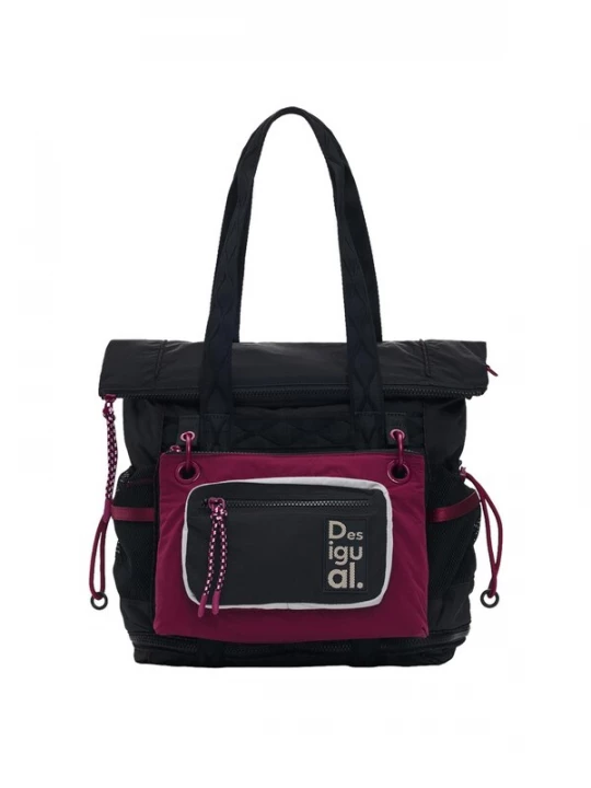 Foto van product Desigual Rugzak grijs / bordeaux / zwart
