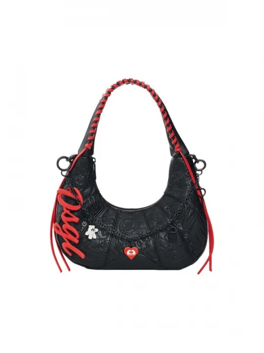 Foto van product Desigual Schoudertas 'Disney™' donkerrood / zwart