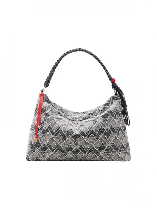 Foto van product Desigual Schoudertas grijs / lichtgrijs