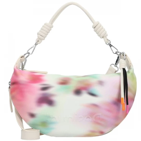 Foto van product Desigual Schoudertas 'Kuwait' turquoise / donkerlila / lichtroze / offwhite