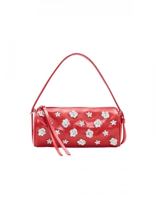 Foto van product Desigual Schoudertas rood / zilver