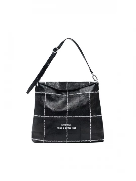 Foto van product Desigual Schoudertas zwart / wit