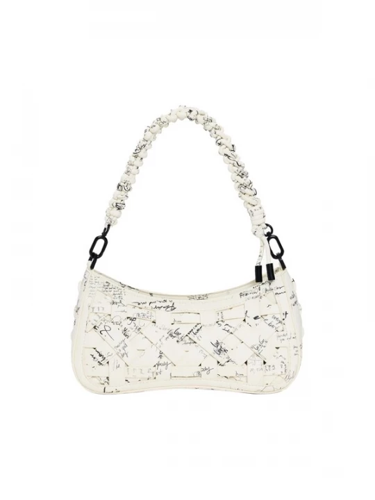 Foto van product Desigual Schoudertas zwart / wit