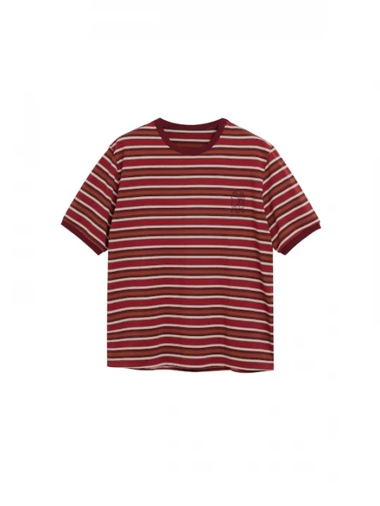 Foto van product Desigual Shirt beige / bruin / cognac / karmijnrood