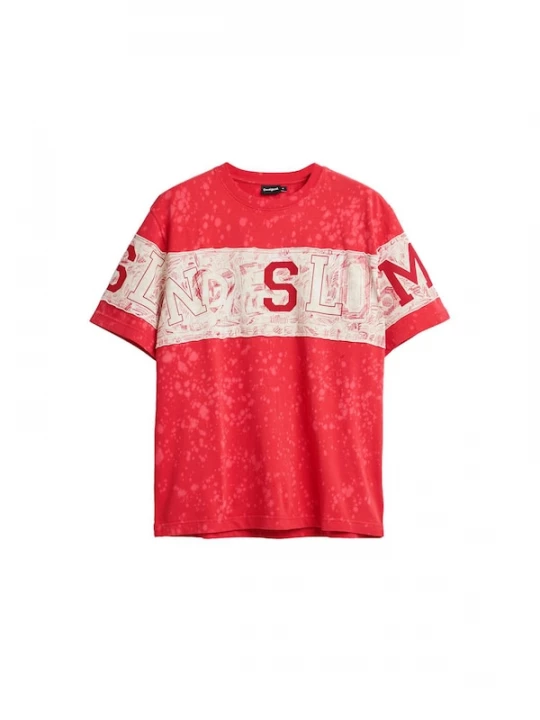 Foto van product Desigual Shirt beige / rood