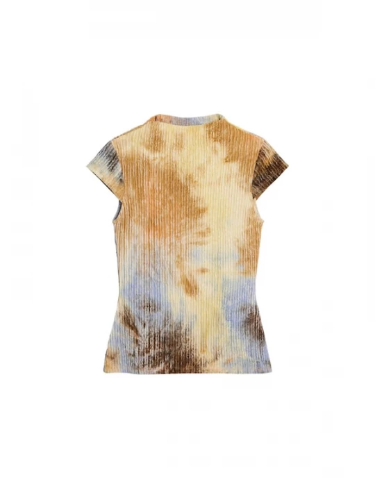 Foto van product Desigual Shirt blauw / bruin / geel