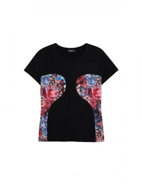 Foto van product Desigual Shirt blauw / fuchsia / zwart